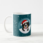 KerstBernese Mountain Dog Koffiemok (Links)