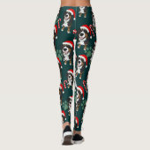 KerstBernese Mountain Dog Leggings (Achterkant)