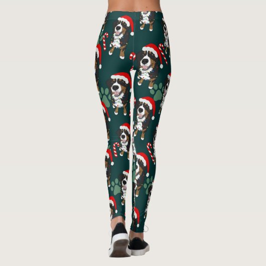 KerstBernese Mountain Dog Leggings (Achterkant)