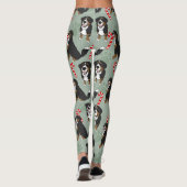KerstBernese Mountain Dog Leggings (Achterkant)