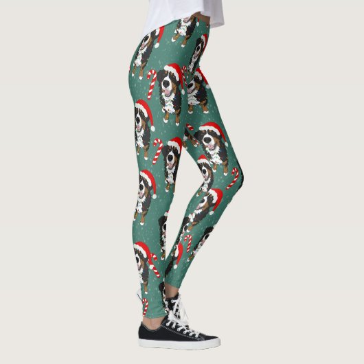KerstBernese Mountain Dog Leggings (Rechts)