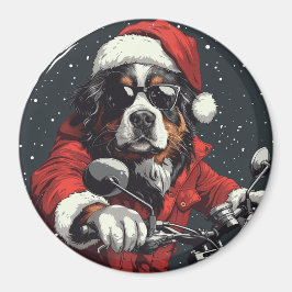 KerstBernese Mountain Dog Magneet