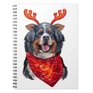 KerstBernese Mountain Dog Notitieboek