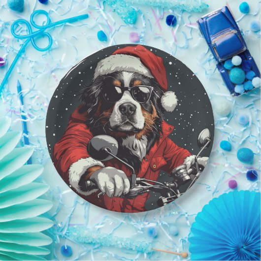 KerstBernese Mountain Dog Papieren Bordje (Feest)