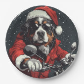 KerstBernese Mountain Dog Papieren Bordje (Voorkant)