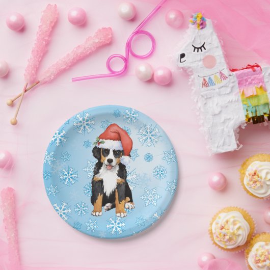 KerstBernese Mountain Dog Papieren Bordje (Feest)