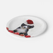 KerstBernese Mountain Dog Papieren Bordje (Gekanteld)