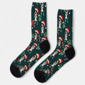 KerstBernese Mountain Dog Sokken (Links)