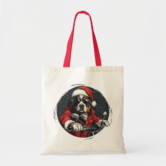 KerstBernese Mountain Dog Tote Bag (Voorkant)