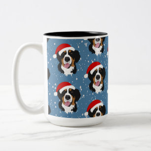 KerstBernese Mountain Dog Tweekleurige Koffiemok