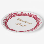 kerstbes met aangepast bord op papier (Gekanteld)