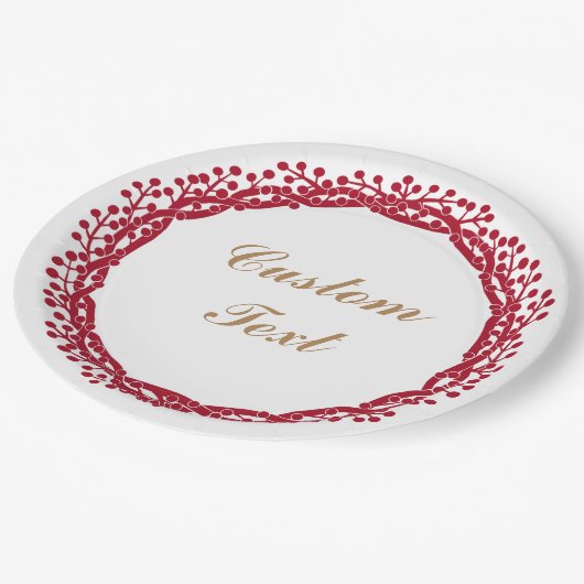 kerstbes met aangepast bord op papier (Gekanteld)