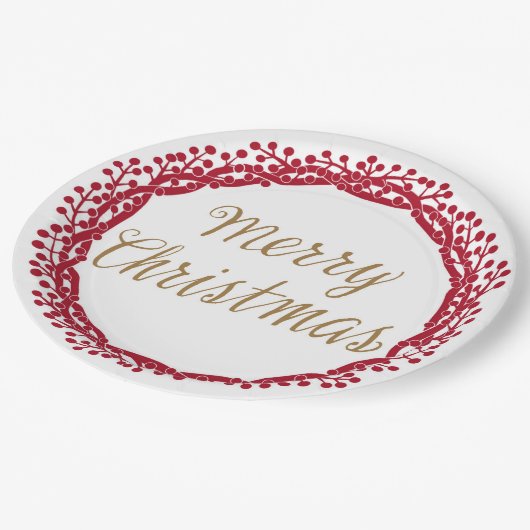 kerstbes met bord op papier (Gekanteld)