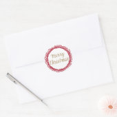 kerstbes met sticker (Envelop)