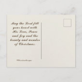 Kerstbesnijdenis, liefdesvreugde, Luke 2:14 Briefkaart (Achterkant)