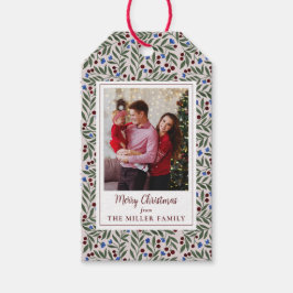 kerstbessen cadeaulabel