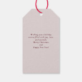 kerstbessen cadeaulabel (Achterkant)