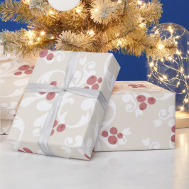 kerstbessen cadeaupapier