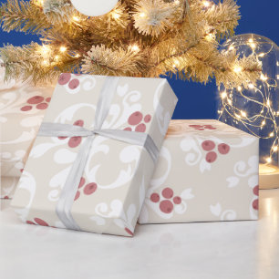 kerstbessen cadeaupapier