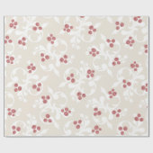 kerstbessen cadeaupapier (Vlak)