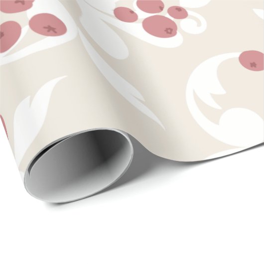 kerstbessen cadeaupapier (Rol Hoek)