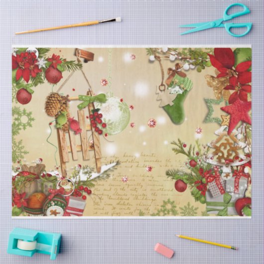 kerstbessen Design Series 5 Tissuepapier (Craft)