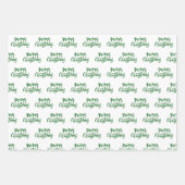 kerstbessen en gesorteerde spoelbakken inpakpapier vel (Voorkant 3)