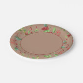 kerstbessen en oliën op Bord met kraftpapier (Gekanteld)