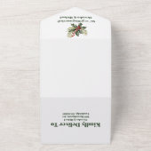 kerstbessen en pijnbruiloft all in one uitnodiging (Buitenkant)