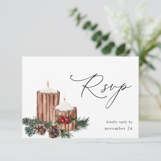 kerstbessen en pine met maaltijd RSVP 2 (Staand voorkant)