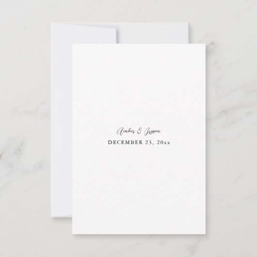 kerstbessen en pine op maaltijd RSVP VER Kaartje (Achterkant)