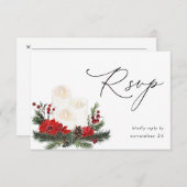 kerstbessen en pine w Meal RSVP 3 (Voorkant / Achterkant)