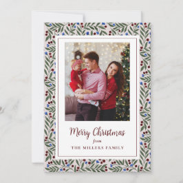 kerstbessen feestdagenkaart