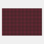 Kerstbessen gesorteerd Tartan Inpakpapier Vel (Voorkant)