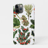 Kerstbessen Holly bladeren. Kerstbessen Case-Mate iPhone Case (Achterkant)