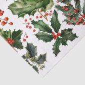 Kerstbessen Holly bladeren. Kerstbessen Tissuepapier