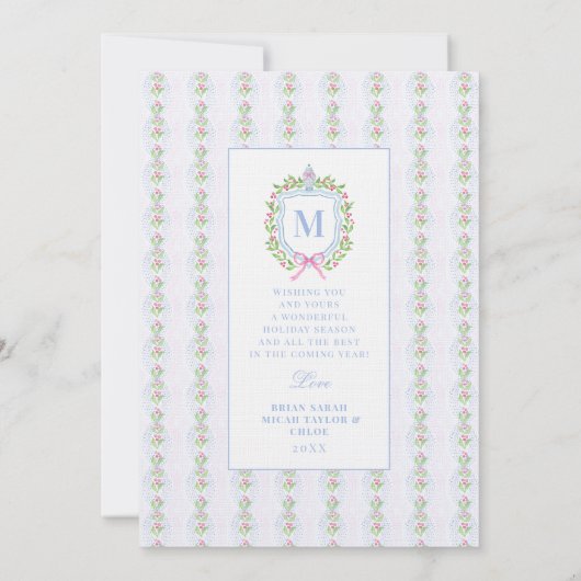 kerstbessen kaart (Achterkant)