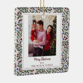 kerstbessen keramisch ornament (Rechts)