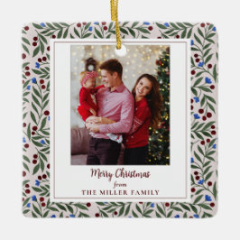 kerstbessen keramisch ornament