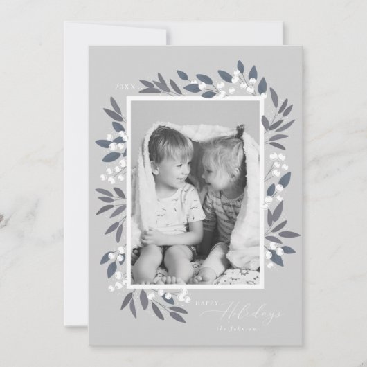 Kerstbessen Kerstkaart (Voorkant)