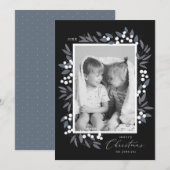 Kerstbessen Kerstkaart (Voorkant / Achterkant)