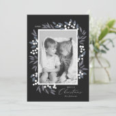 Kerstbessen Kerstkaart (Staand voorkant)