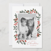 Kerstbessen Kerstkaart (Voorkant)