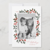 Kerstbessen Kerstkaart (Voorkant)