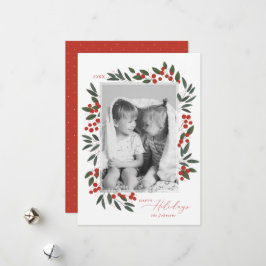 Kerstbessen Kerstkaart