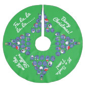 Kerstbessen Kerstmis Kerstboom Rok (Voorkant)