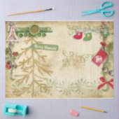 Kerstbessen Ontwerp Serie 10 Tissuepapier (Craft)