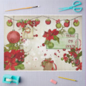 Kerstbessen Ontwerp Serie 2 Tissuepapier (Craft)