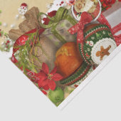Kerstbessen Ontwerp Serie 5 Tissuepapier (Detail)