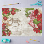Kerstbessen Ontwerp Serie 6 Tissuepapier (Craft)